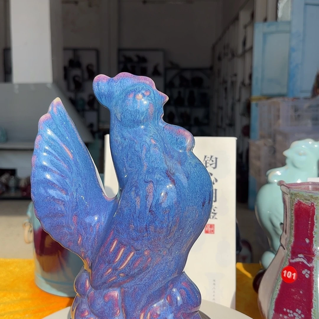 陶摆件郑家钧窑摆件