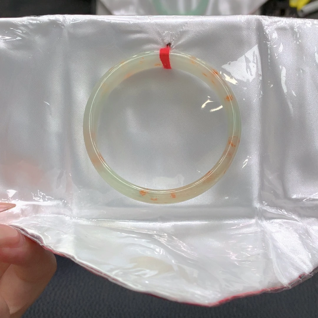 翡翠未镶嵌手镯完整无包容公主鐲3号