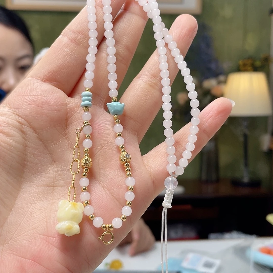 手链琥珀未镶嵌蜜蜡吊坠