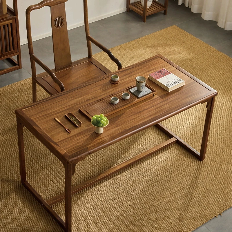 茶桌家用客厅茶台现代简约茶台办公室阳台一体新中式泡茶桌椅组合