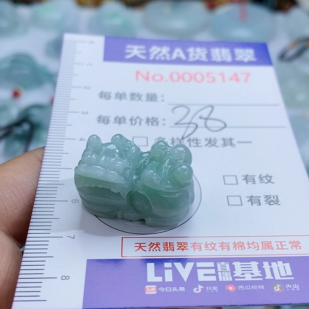 翡翠未镶嵌颈饰5147