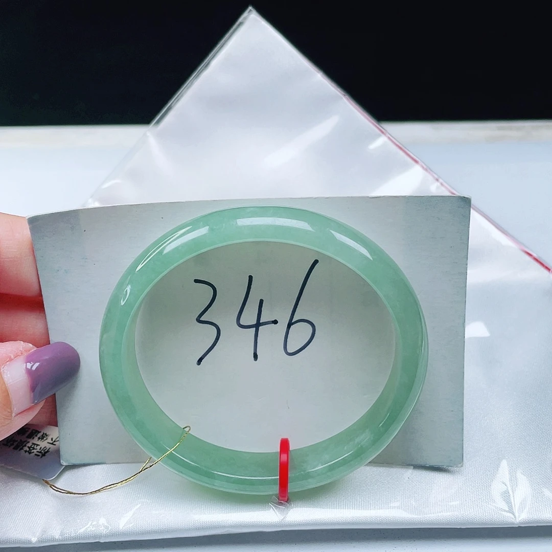 翡翠未镶嵌手镯（贵妃镯）缅甸翡翠55