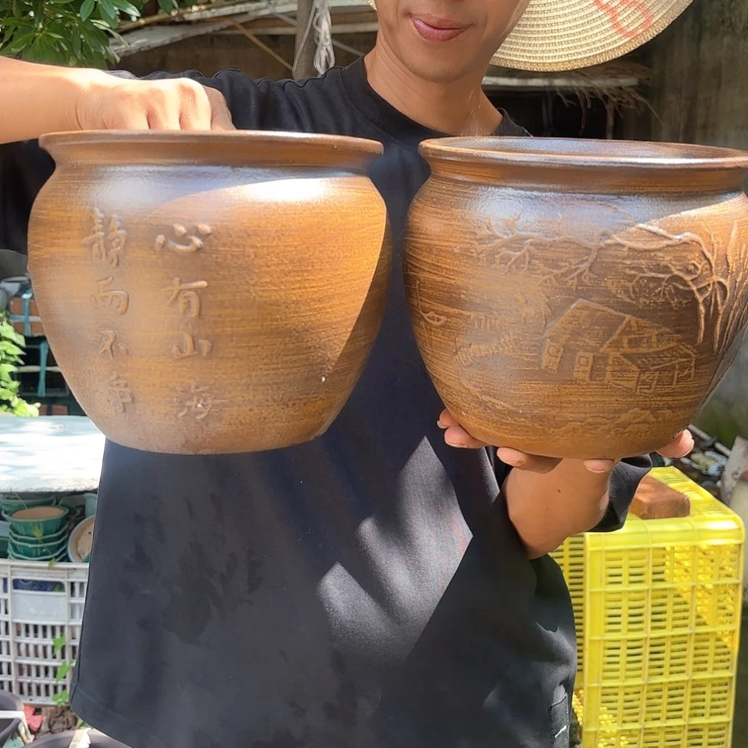 精品柴烧两个口径19高度16