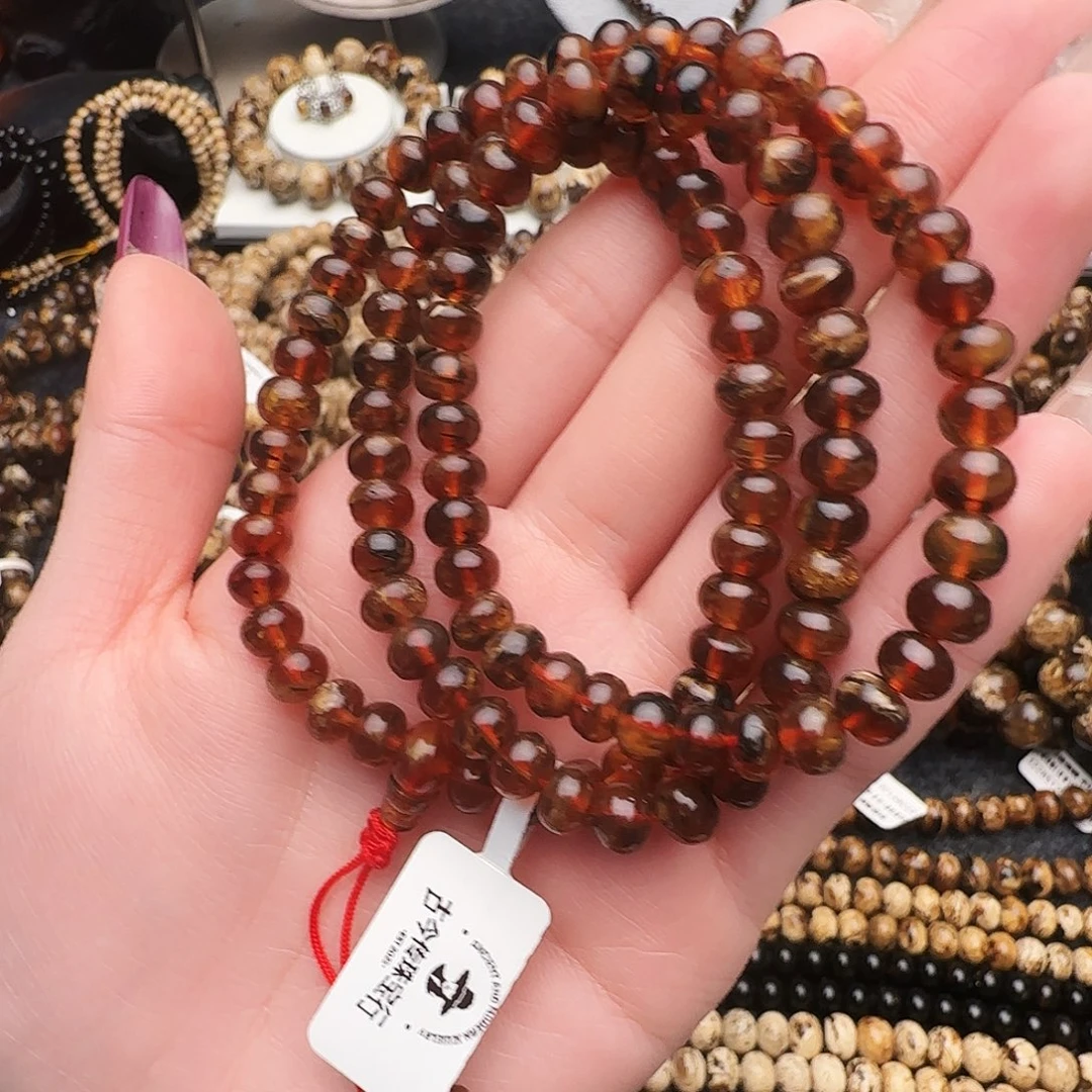 琥珀未镶嵌手链抚顺琥珀