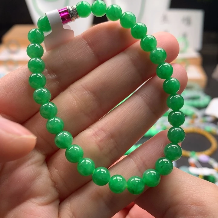 未镶嵌手串翡翠天然缅甸A货翡翠