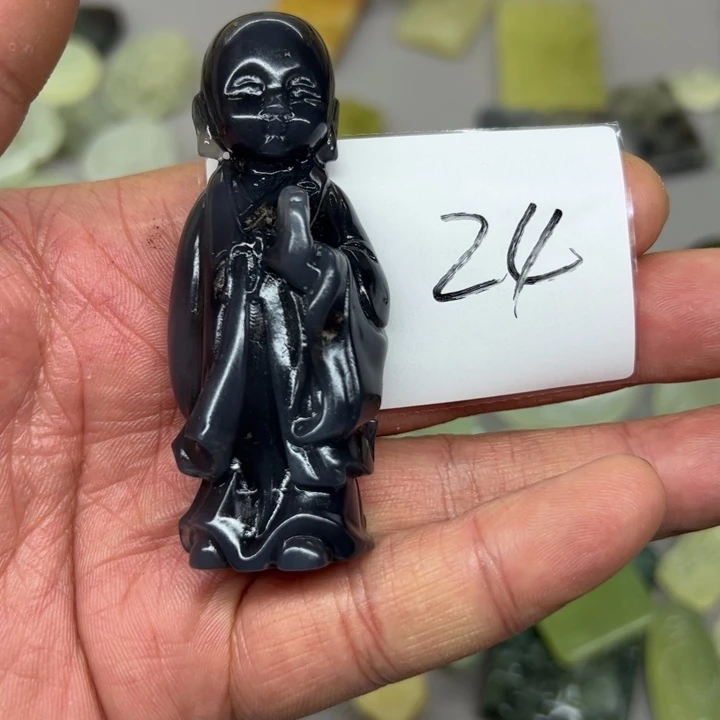 岫玉吊坠(不含链)未镶嵌天***道