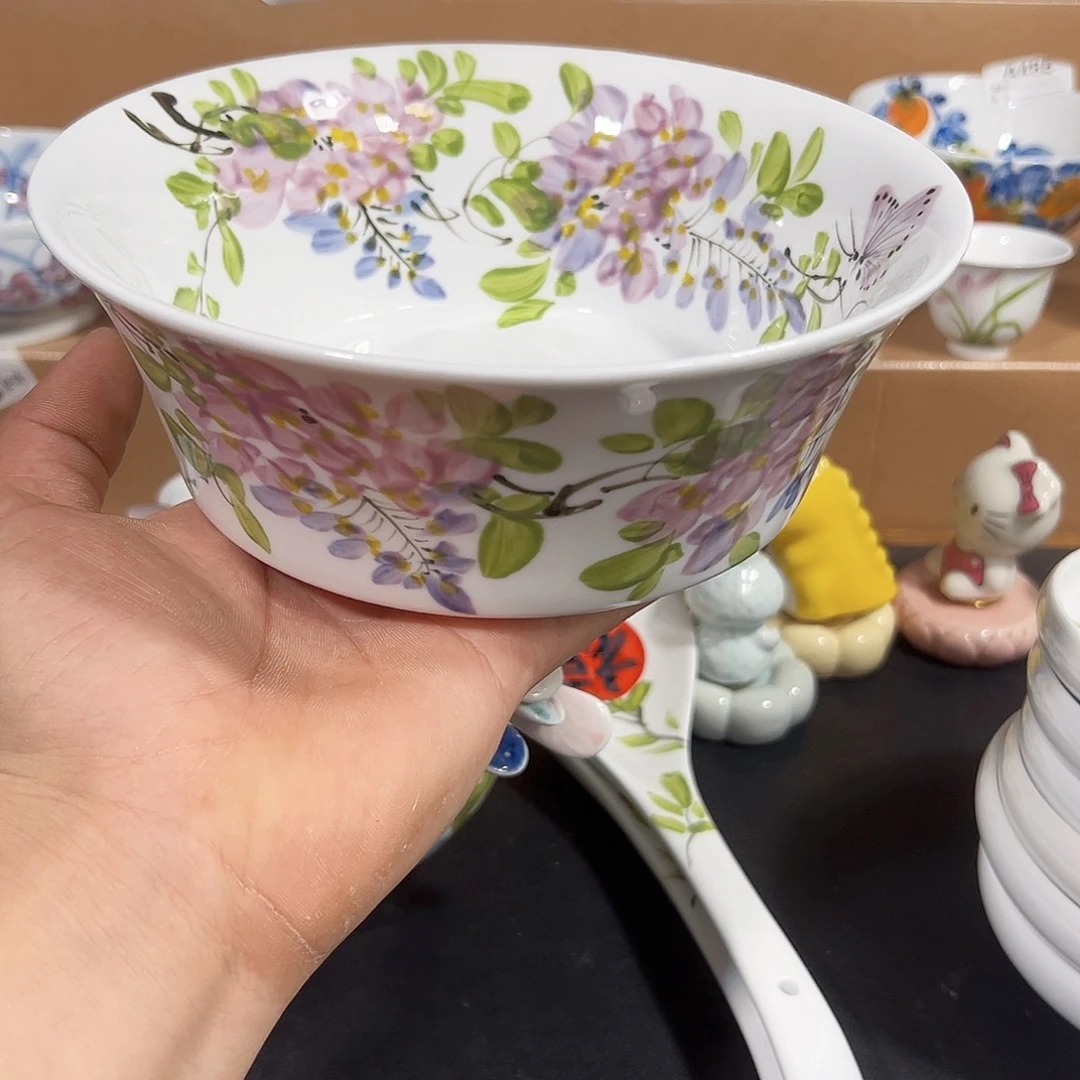 景德镇手工手绘陶瓷7寸