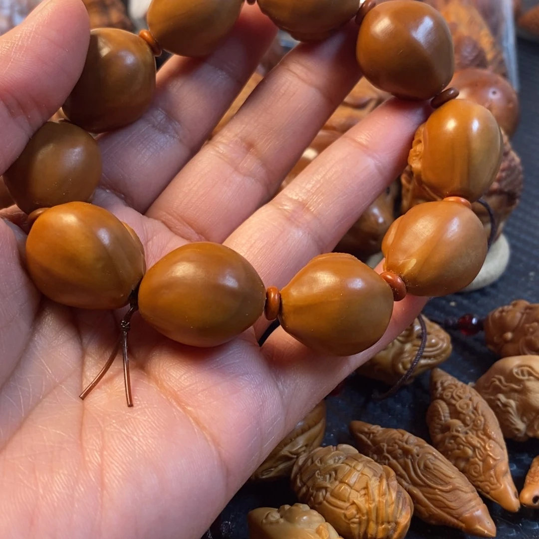 橄榄核吊坠清*生命手串