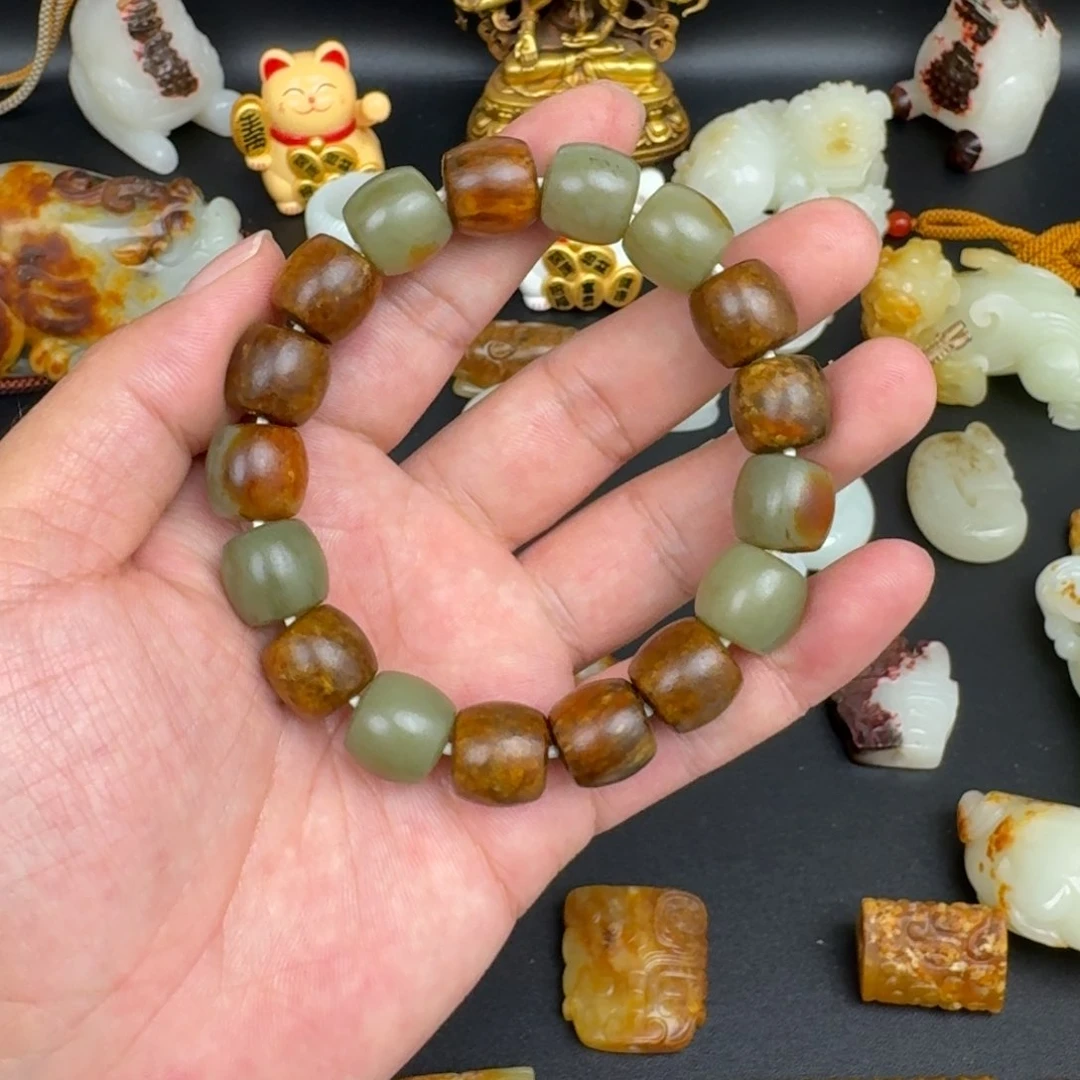 和田玉（糖玉）未镶嵌颈饰忆*炎