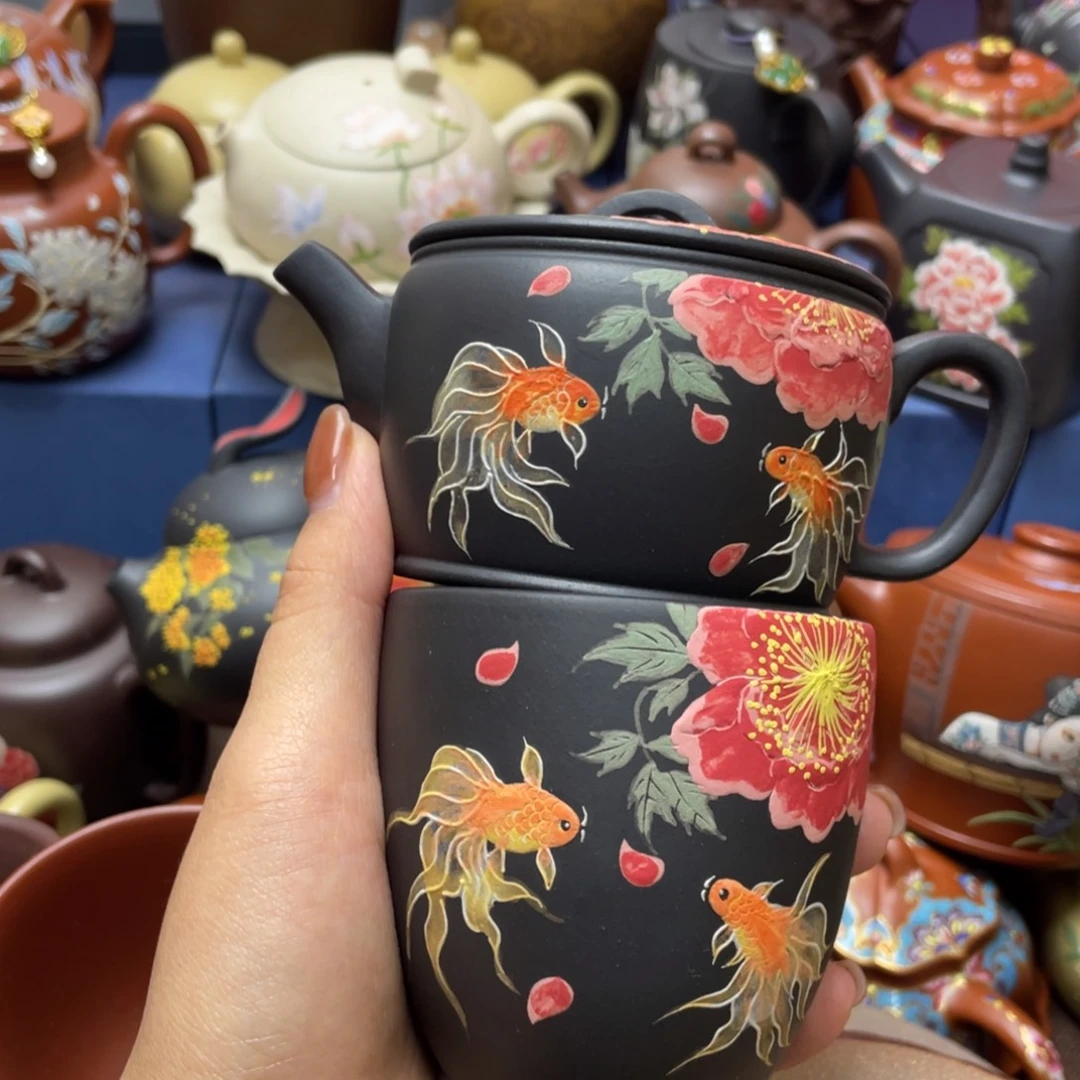 *****茶杯紫砂紫砂主人杯一套