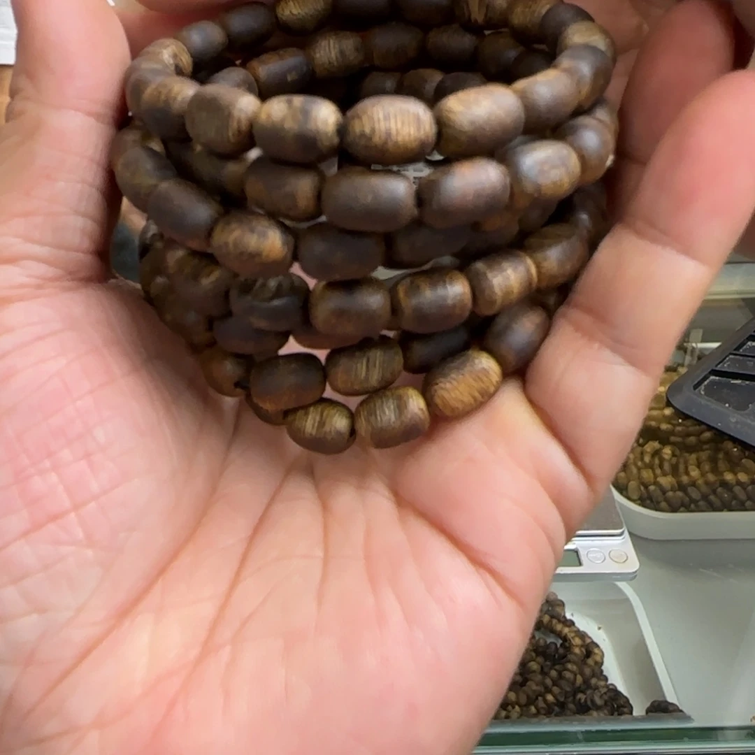 沉香手串多样性发1条瘤疤紫棋高货07