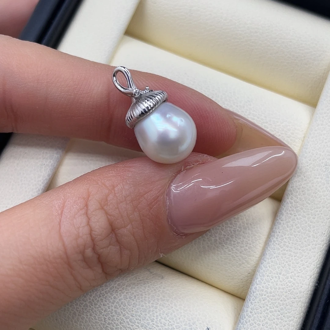 银S925镶嵌颈饰海水珍珠