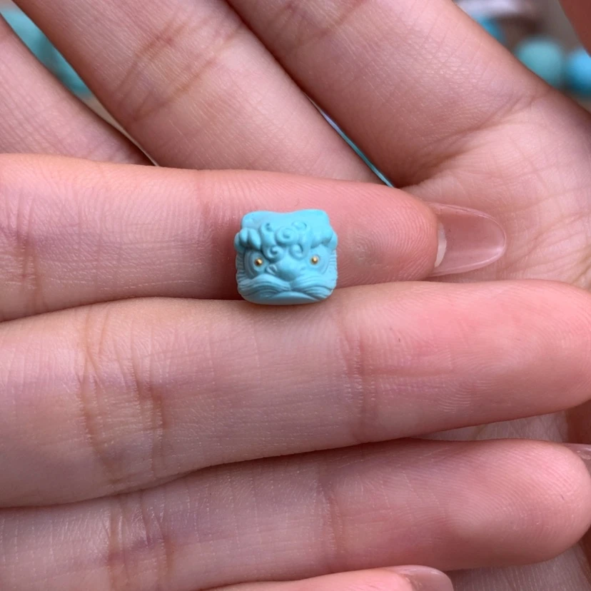 【闪购商品】绿松石醒狮未镶嵌香*?