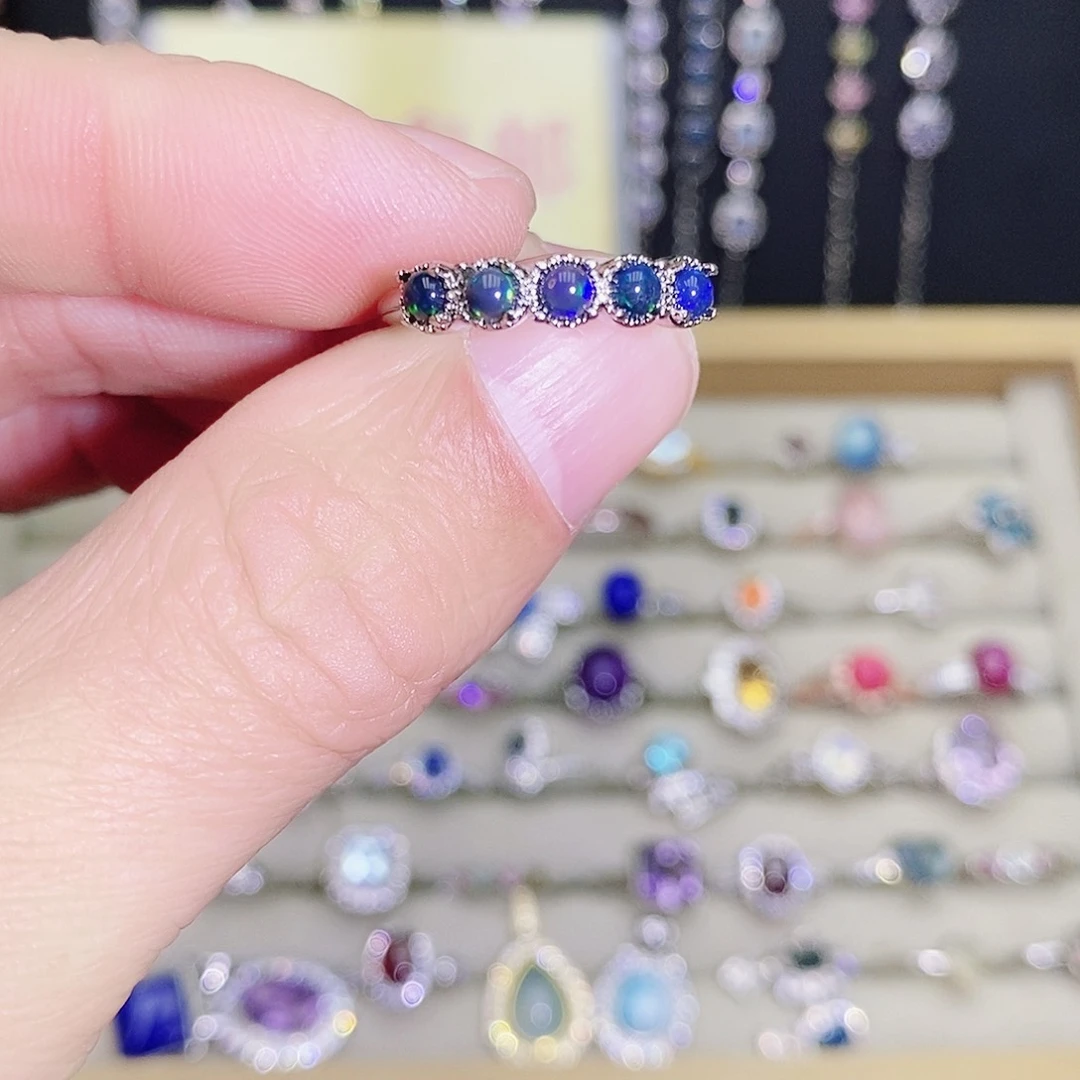 未镶嵌欧泊戒指569