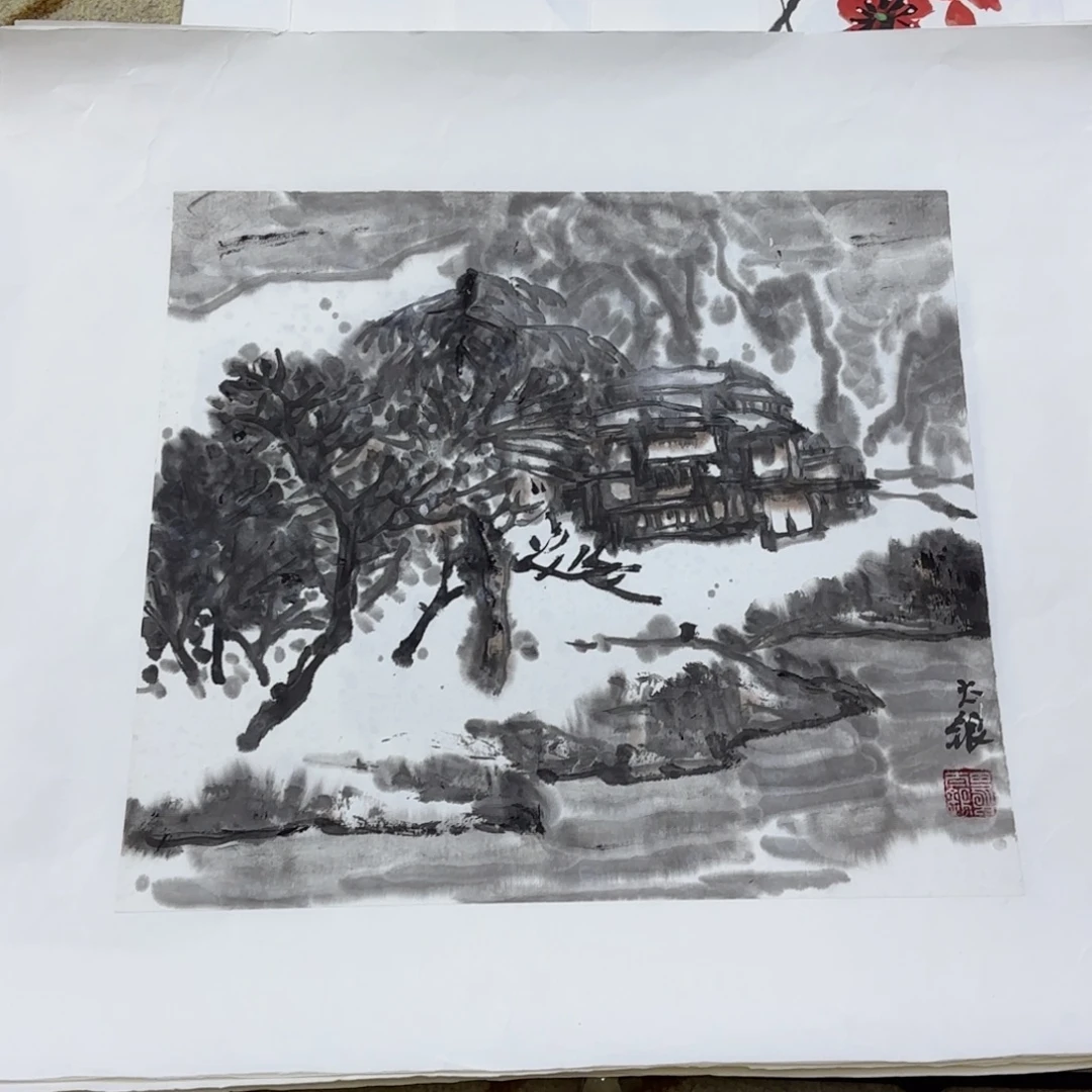 国画国画老师作品刘