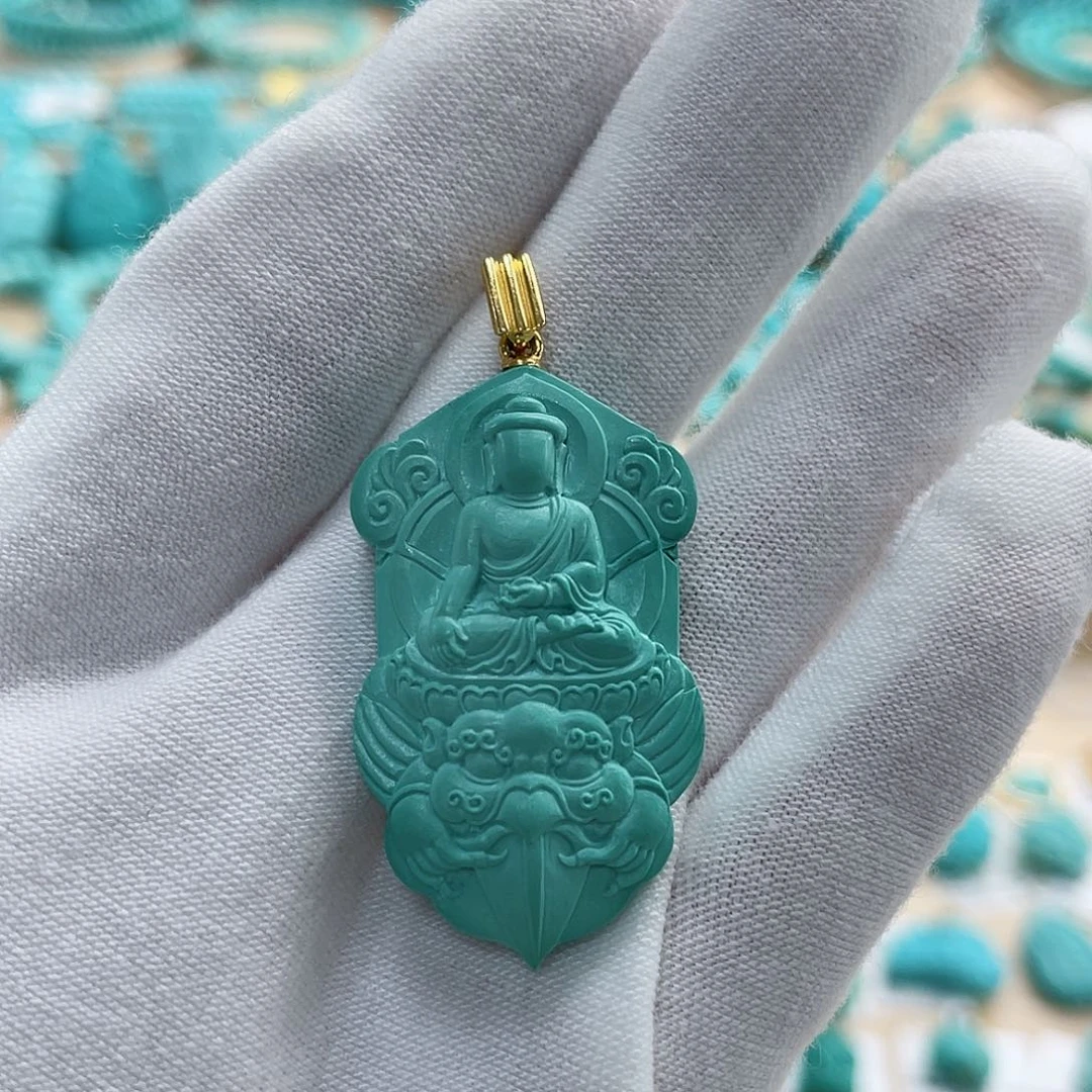 绿松石珠宝奇石未镶嵌