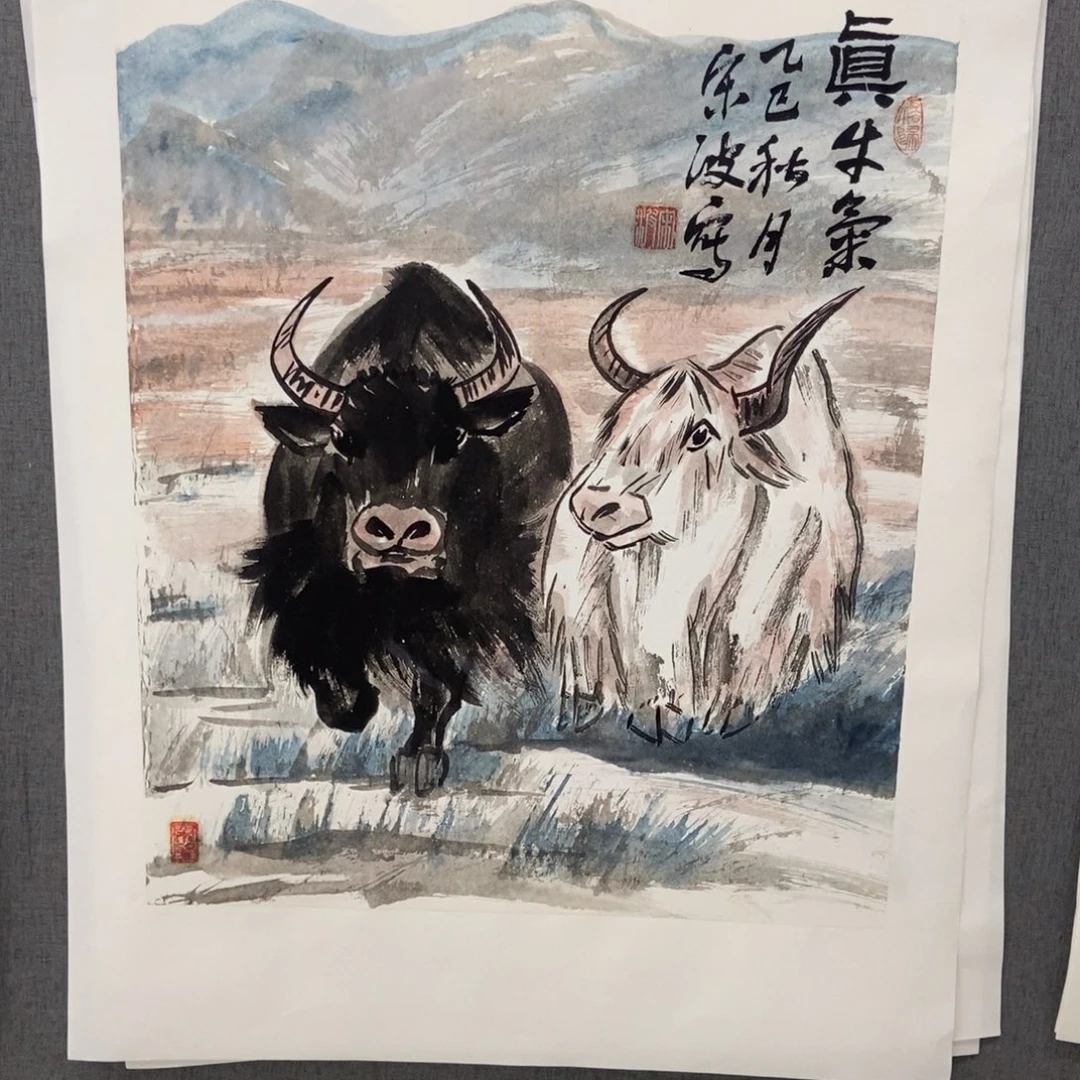 国画手写手绘作品100