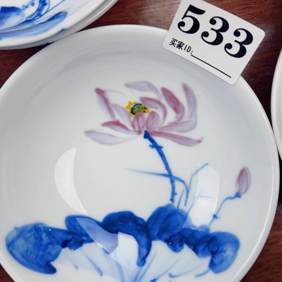 瓷片景德镇陶瓷手工手绘制作