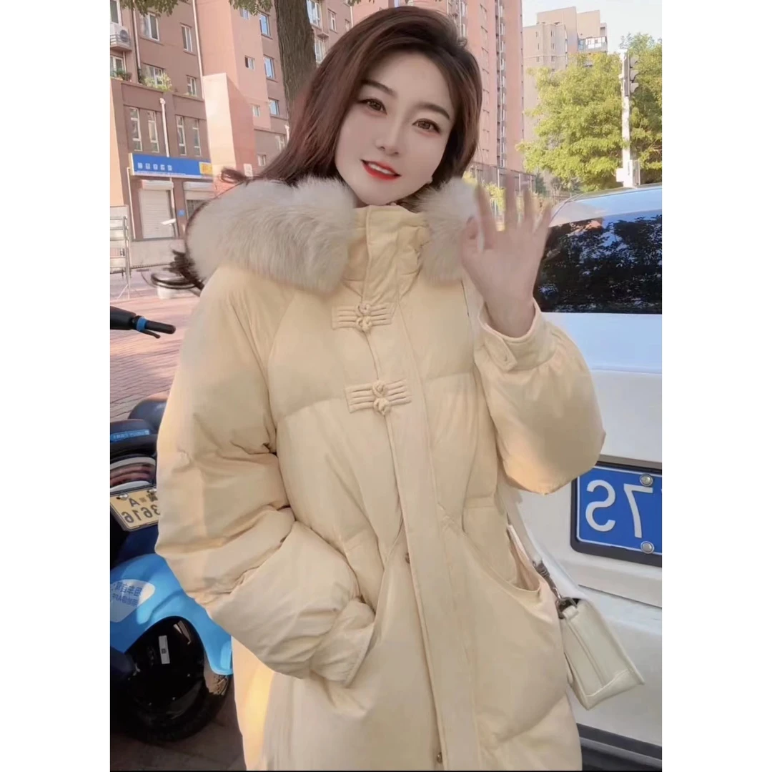 『冬歌爱恋W』韩版洋气时尚百搭休闲洋气秋冬羽绒服8014