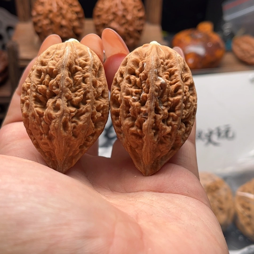 文玩核桃把件关东木子家楸大胖117