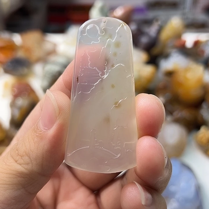 未镶嵌颈饰玛瑙/玉髓