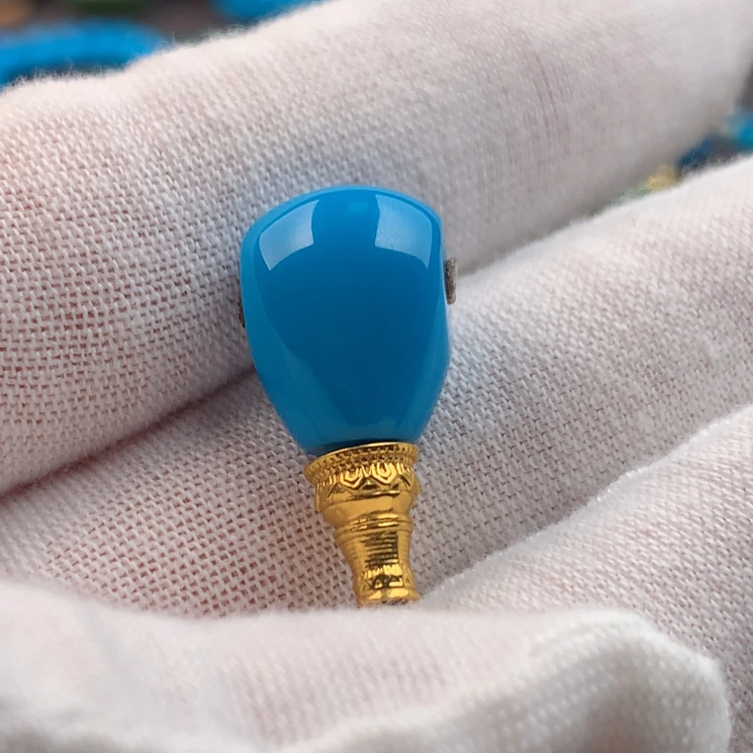 绿松石足金镶嵌绿松石