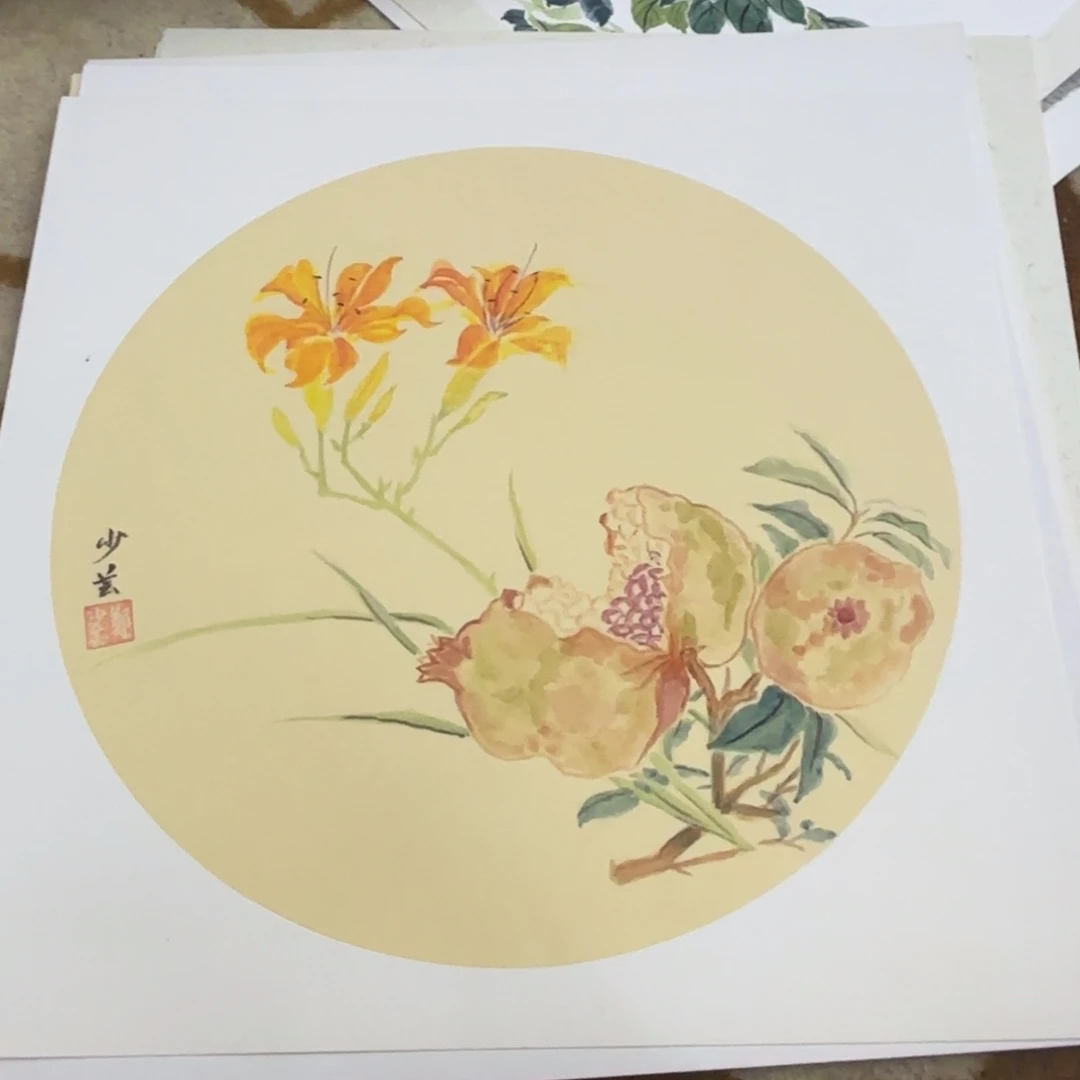 国画国画老师作品刘