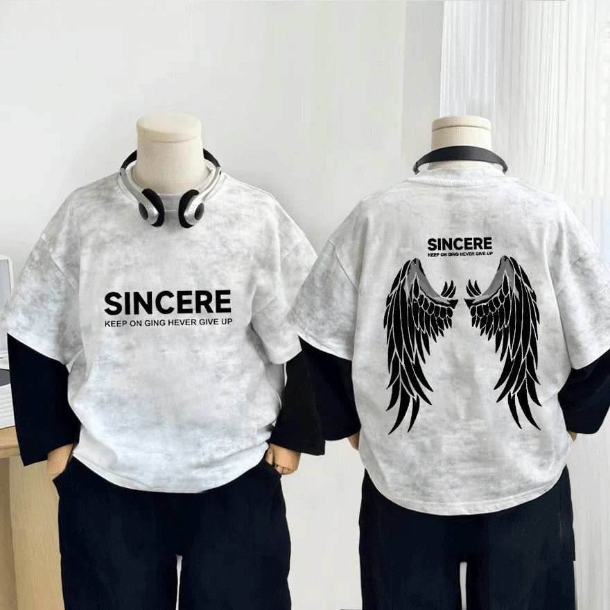 纯棉儿童春秋打底新款宝宝单上衣中大童圆领长袖秋衣男童女童T恤T