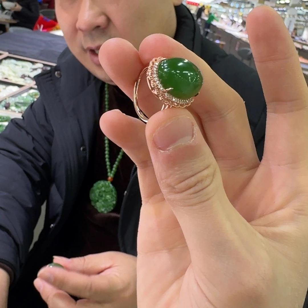 颈饰银S925镶嵌和田玉拍一发一多样性发货