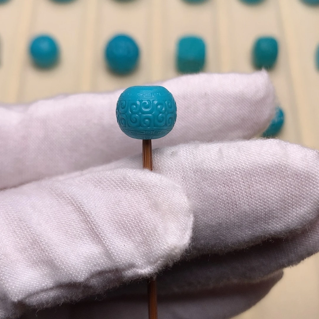 绿松石未镶嵌绿松石回纹10.4