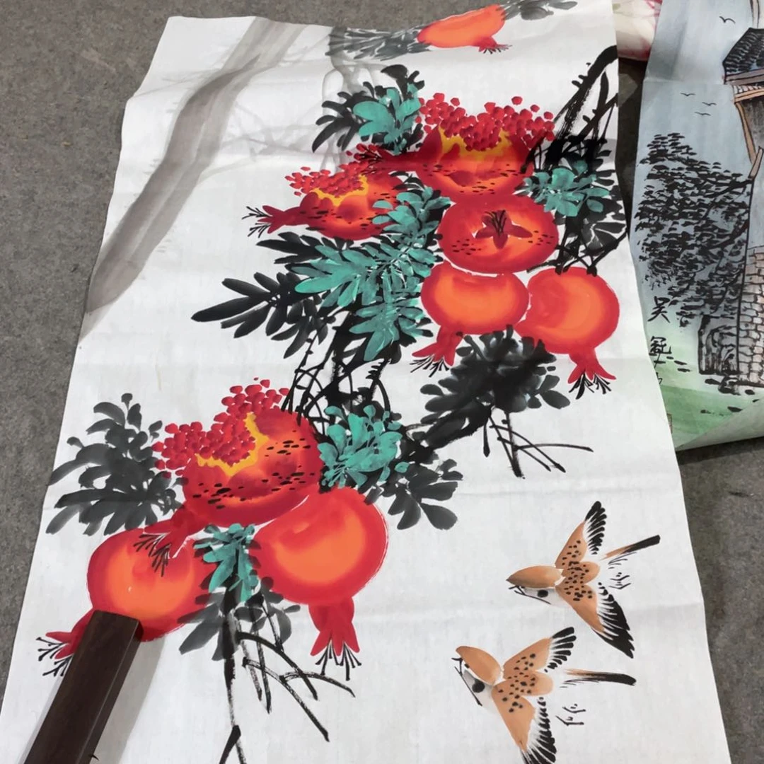 国画国画作品画心一张