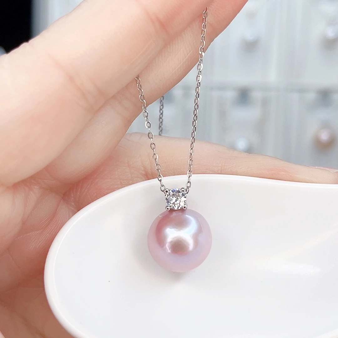 淡水珍珠吊坠(赠链)合金