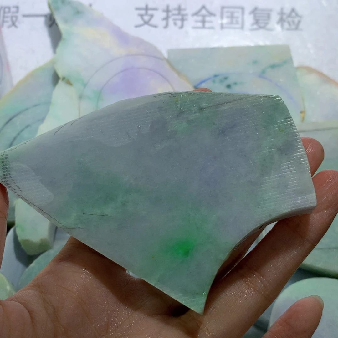 裸石翡翠天然缅甸a货13