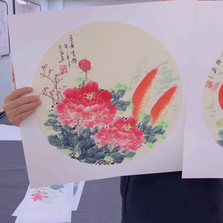 国画宣纸国画纯手绘作品