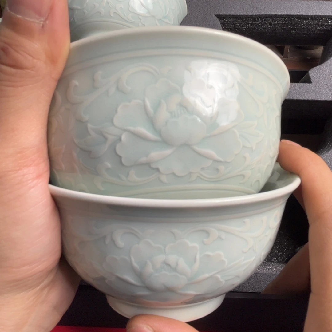 瓷天青色 4.7 英寸碗 2 只