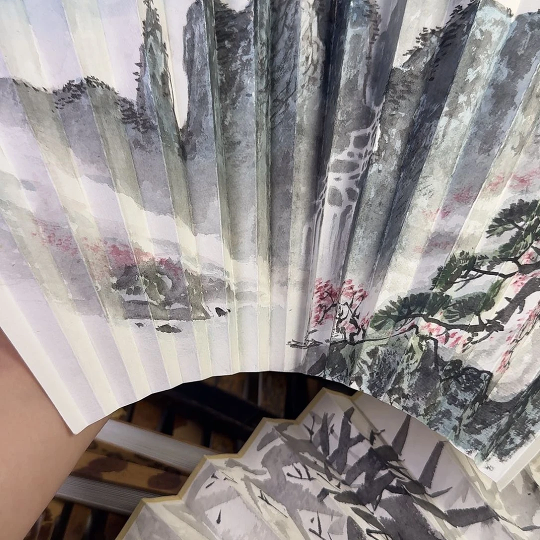 扇子索*斯山水扇面