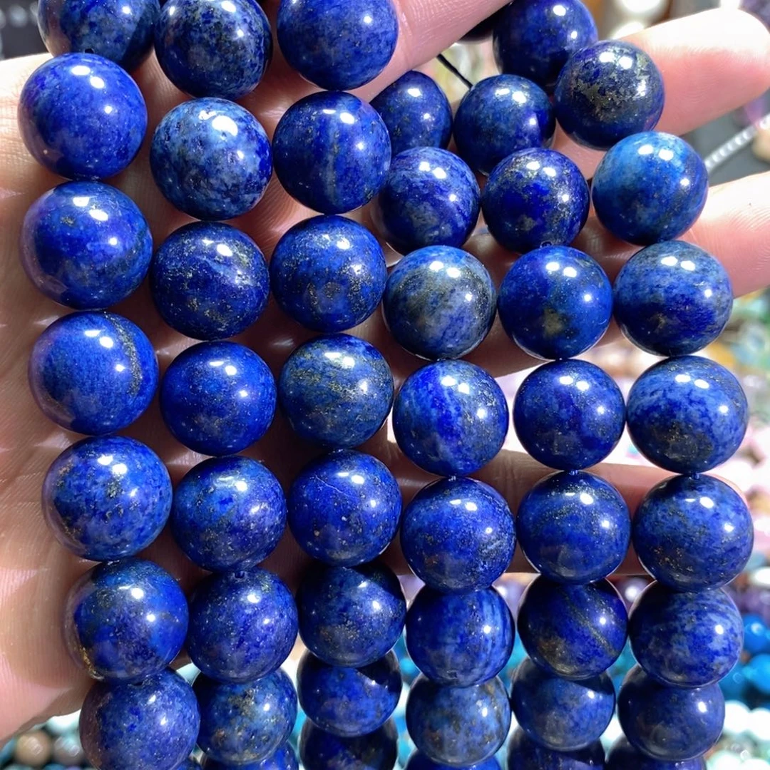 未镶嵌玛瑙/玉髓珠宝半成品天然青金一条卡16mm