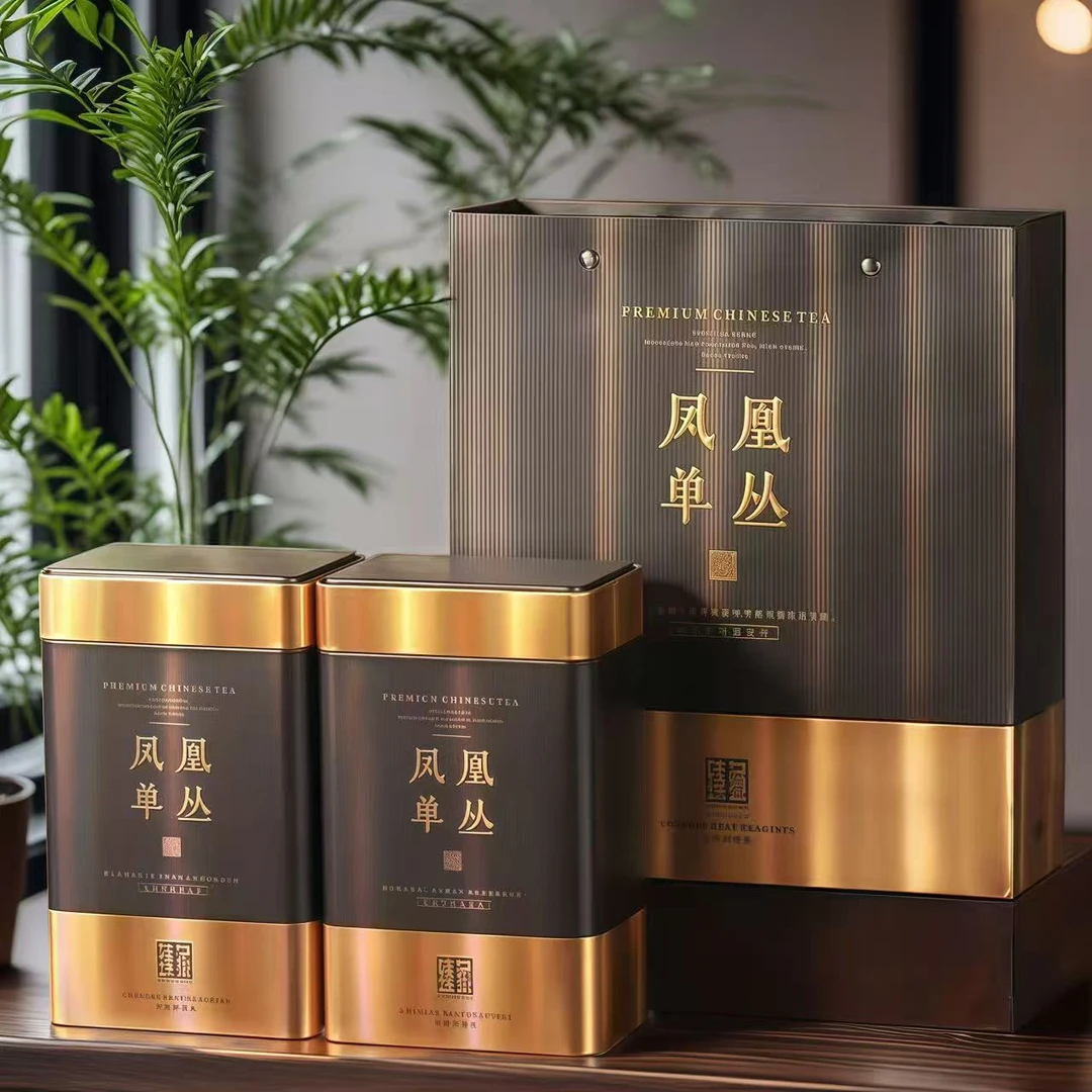 凤凰单丛  臻藏 清香耐泡回甘 铁罐装 500/克