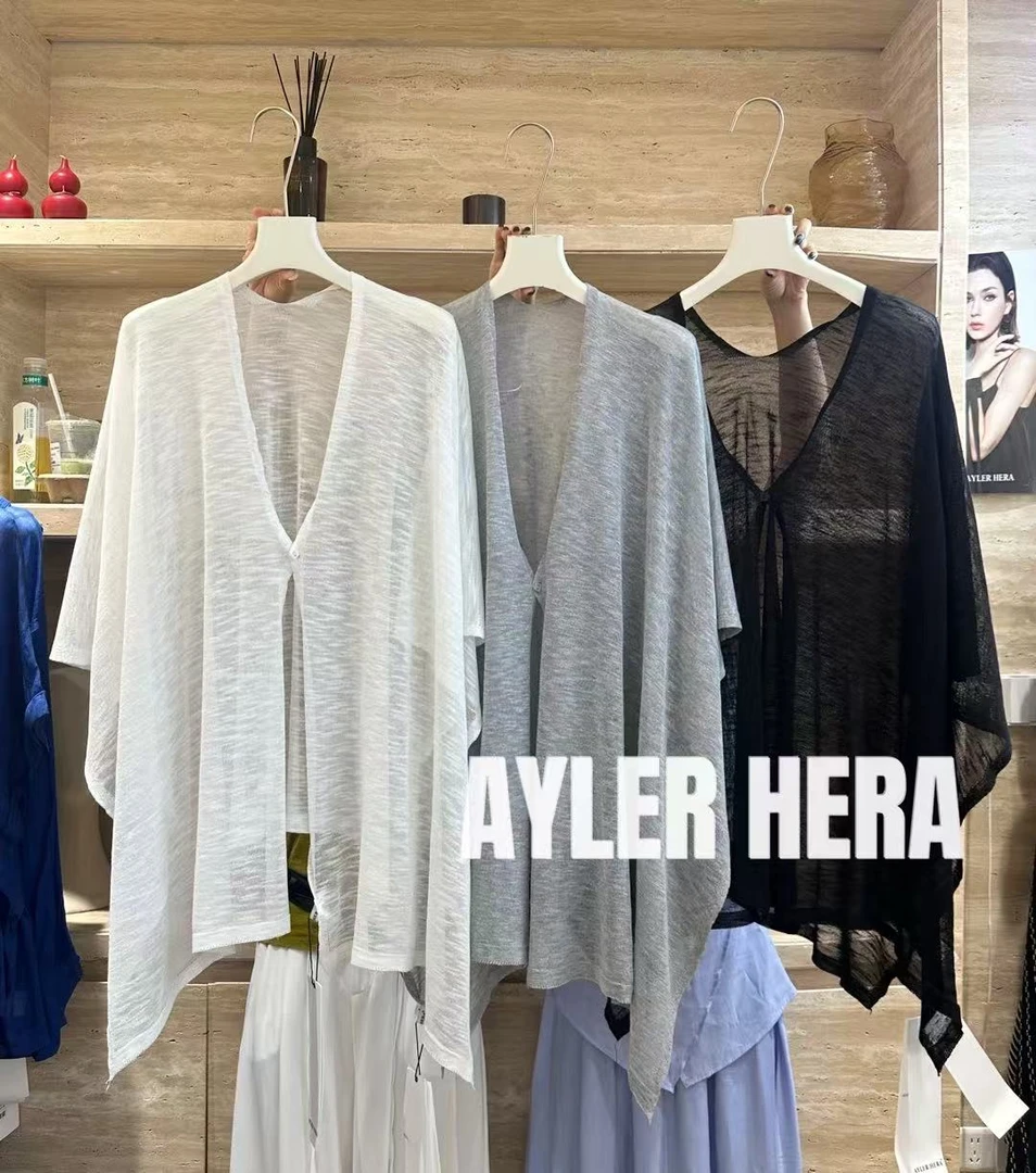 赫拉（86090#库）仙气薄款气质慵懒百搭披肩