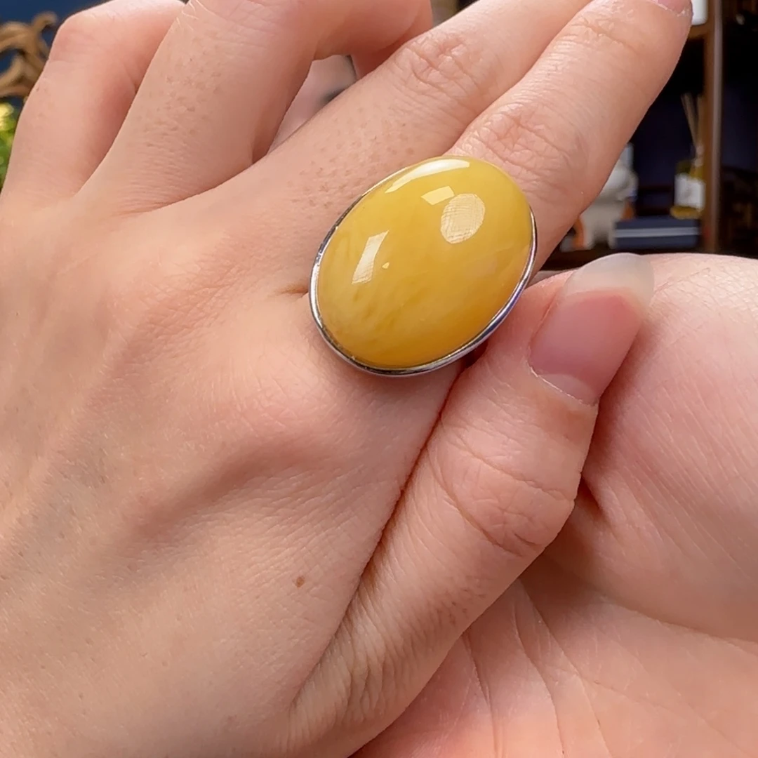 蜜蜡戒指未镶嵌111111111111