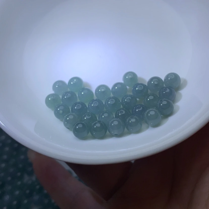 【闪购商品】未镶嵌手链翡翠卡6加冰冰蓝水30颗