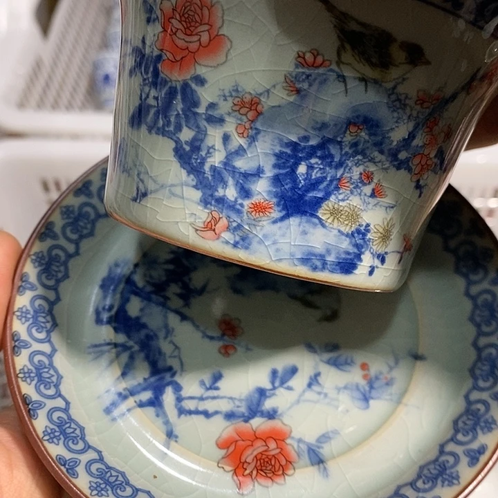 陶摆件景德镇陶瓷主人杯22333