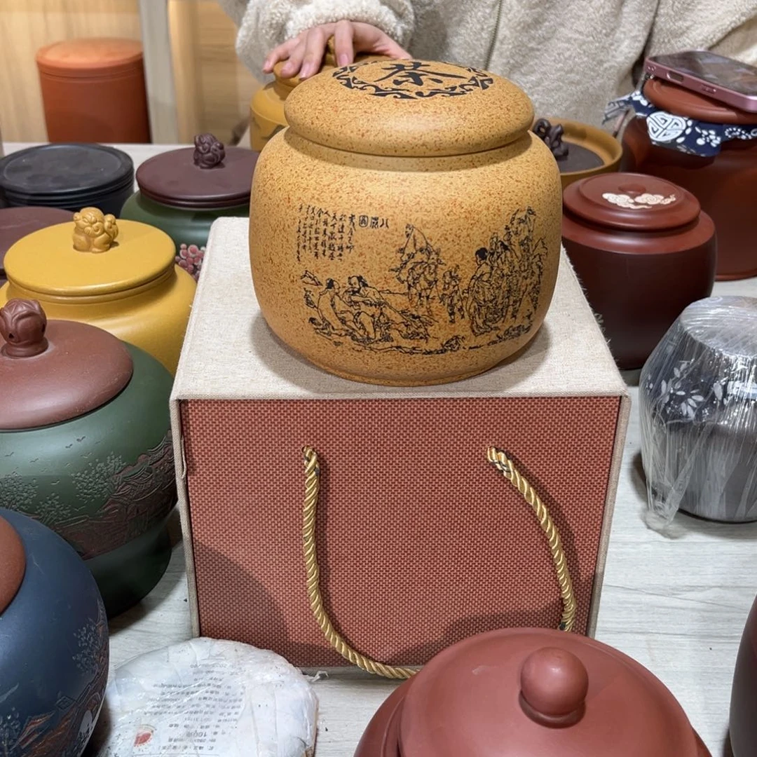 紫砂茶叶罐紫砂的制作
