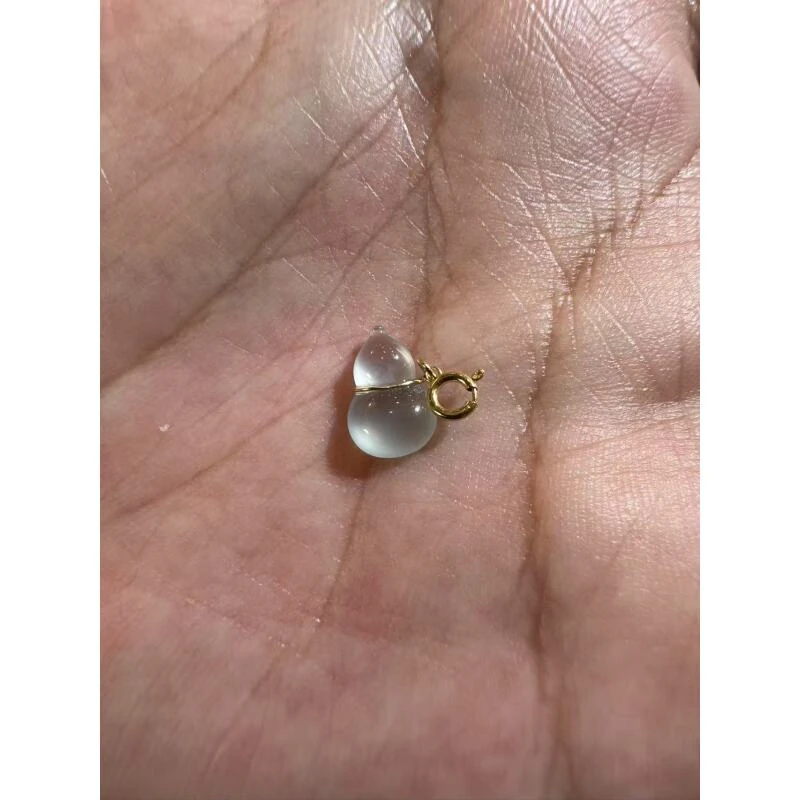 天然A货翡翠HJ29白冰葫芦吊坠多样性发一