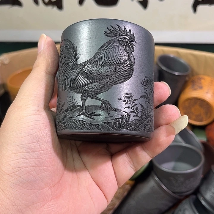 茶杯紫砂全手工紫砂主人杯