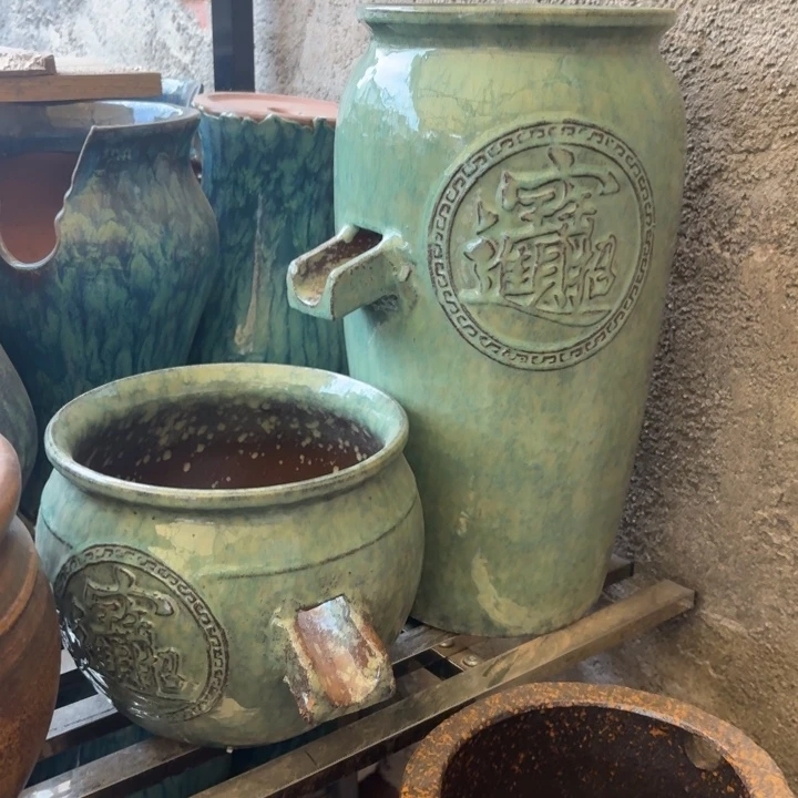 粗陶口径19/39，20/17进水口2.5厘米