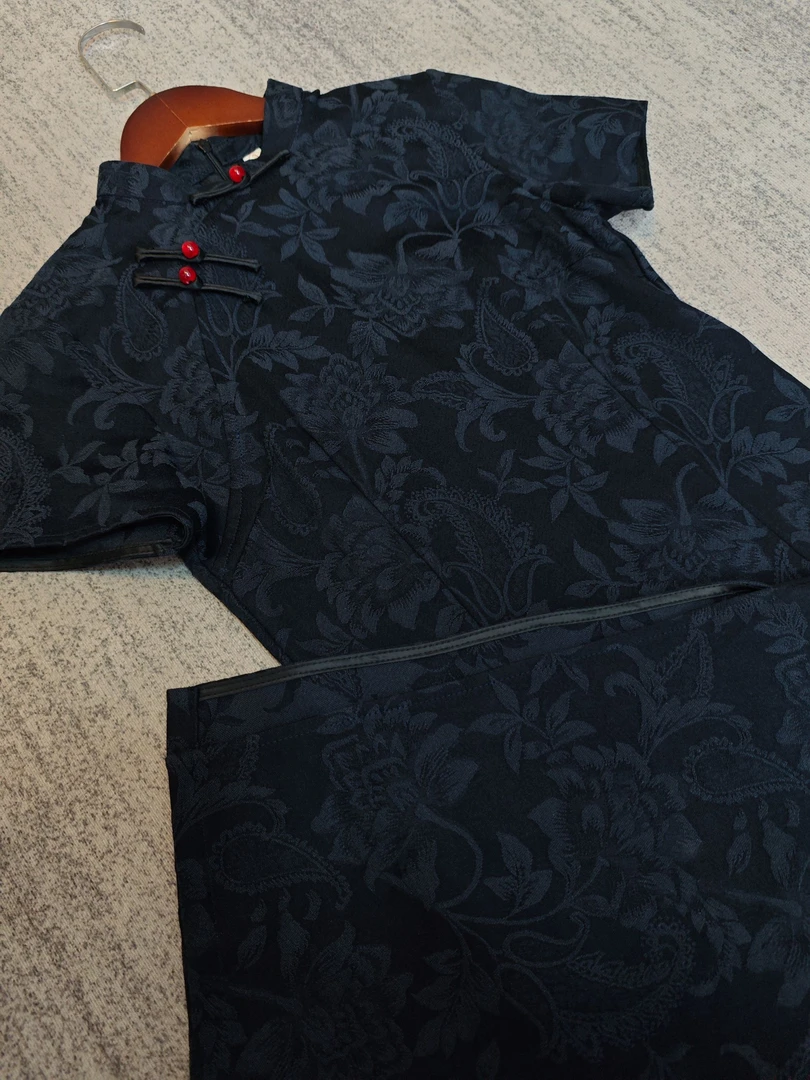 【云岚】2025新款旗袍  中国风三分袖日常气质旗袍中长裙