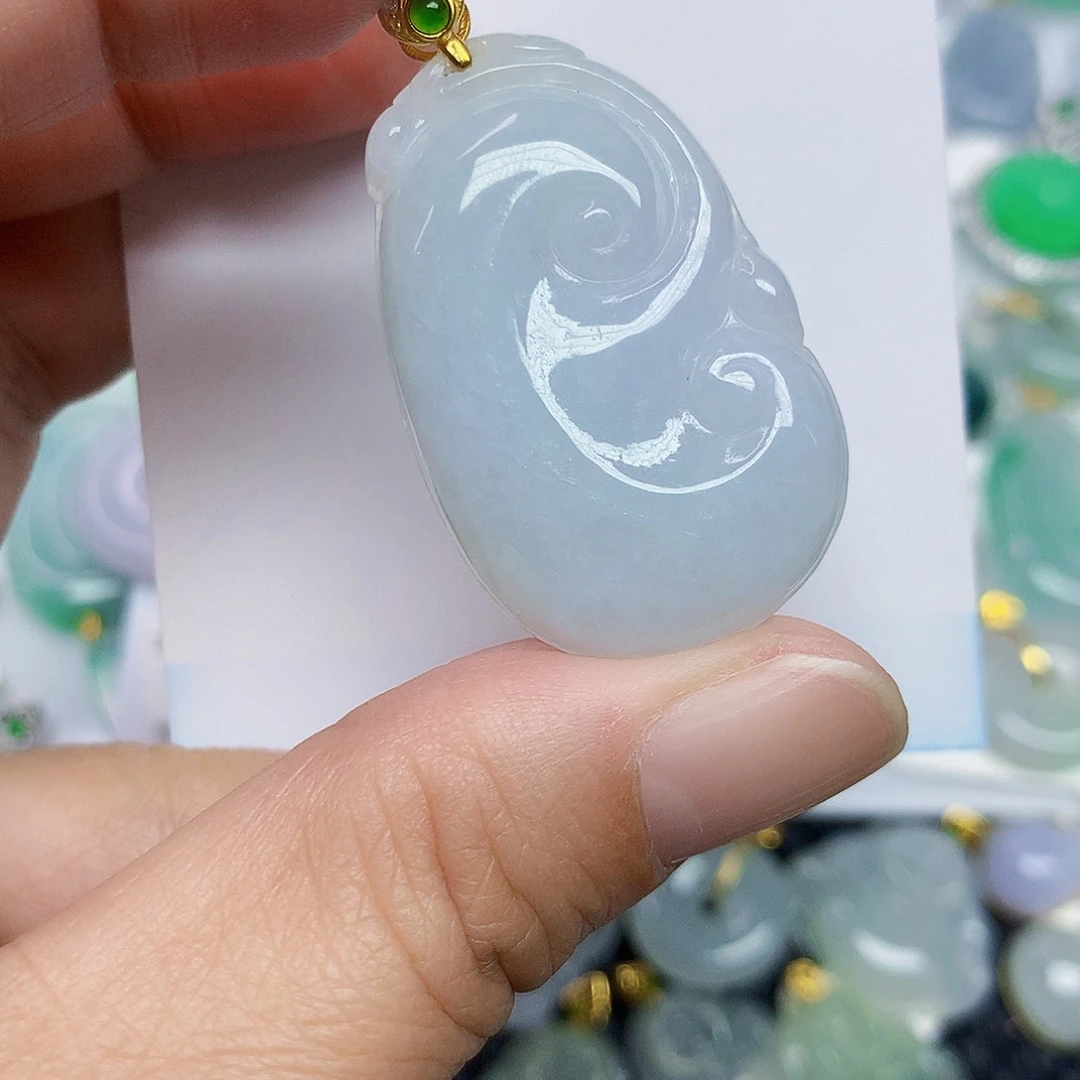 翡翠未镶嵌颈饰456788