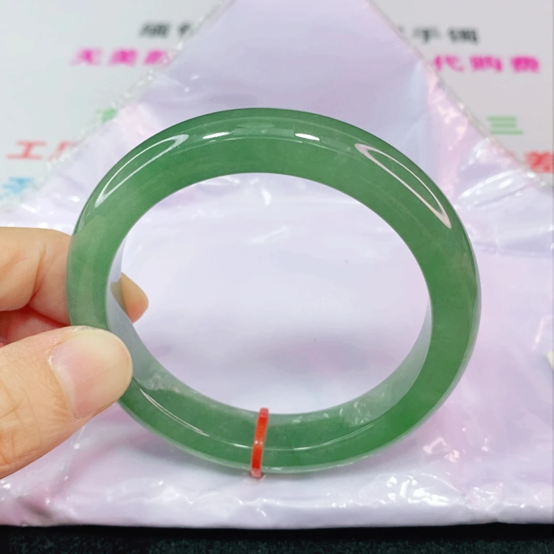 未镶嵌手镯翡翠56.5圈口正圈