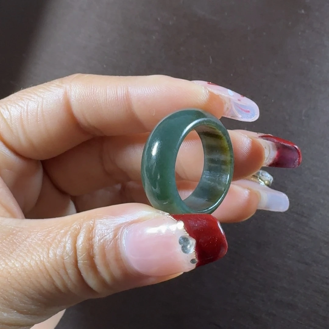 和田玉挂件未镶嵌戒指